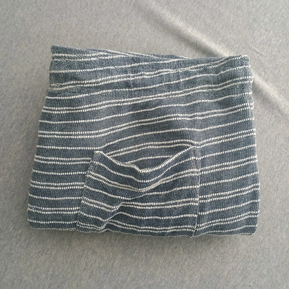 ONIA Towel Terry Shorts Men's Medium  Blue White Striped